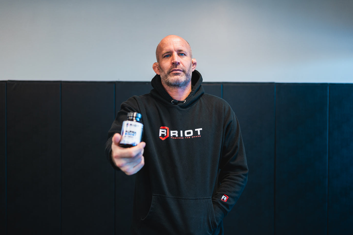 EMBRACE THE CHAOS HOODIE - BLACK