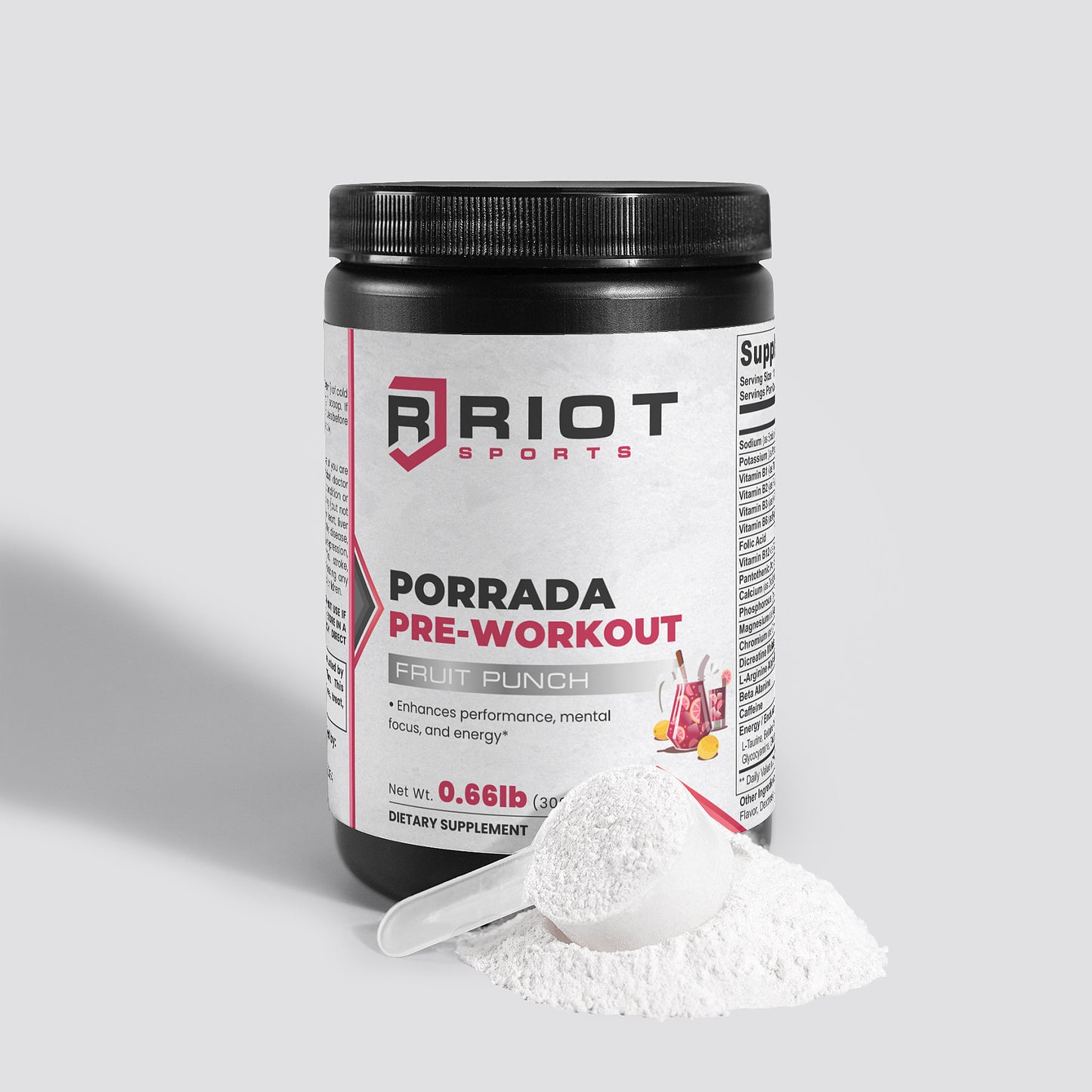 PORRADA PRE-WORKOUT - FRUIT PUNCH