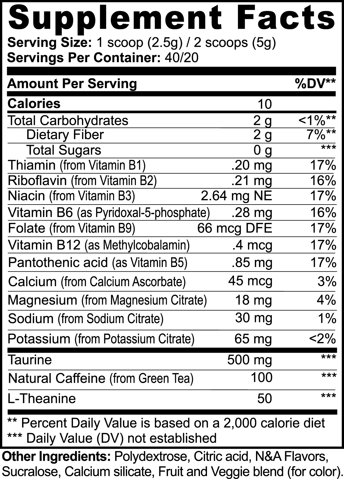 PRE-ROLL ENERGY POWDER  - FRUIT PUNCH